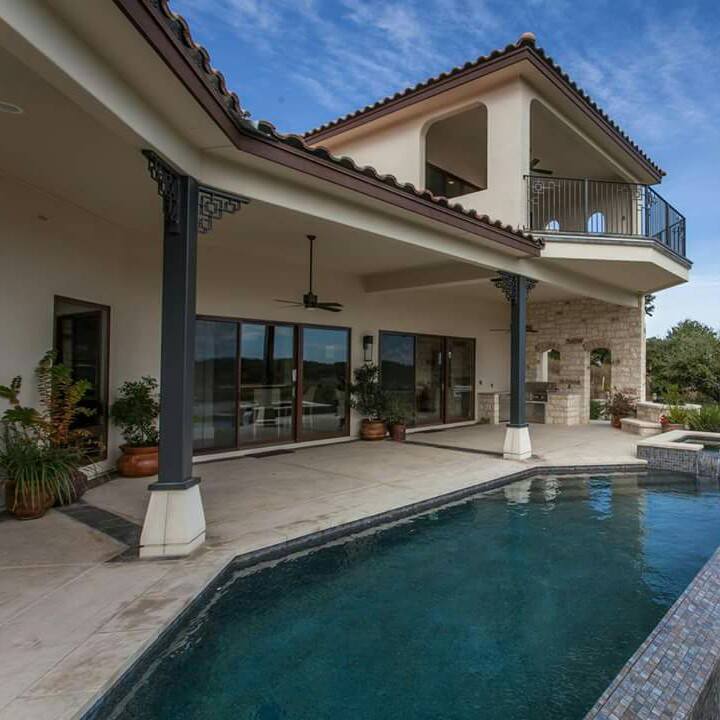 Two-story San Antonio home exterior painting